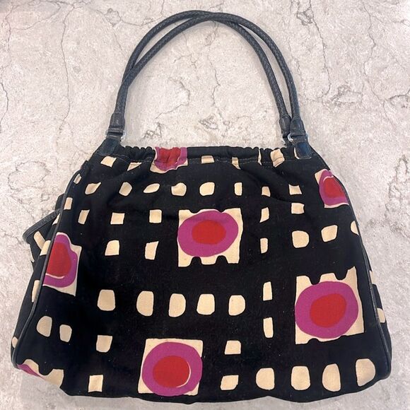 BRIGHTON Spring Poopy Collection Canvas Shoulder Bag - Picture 2 of 15